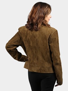 Woman's Willow Suede Leather Jacket