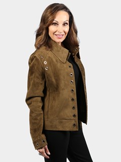 Woman's Willow Suede Leather Jacket