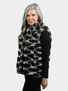 Woman's Natural Chinchilla Fur Vest