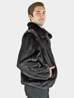 Day Furs, Inc. Woman's Black Mink Fur Jacket