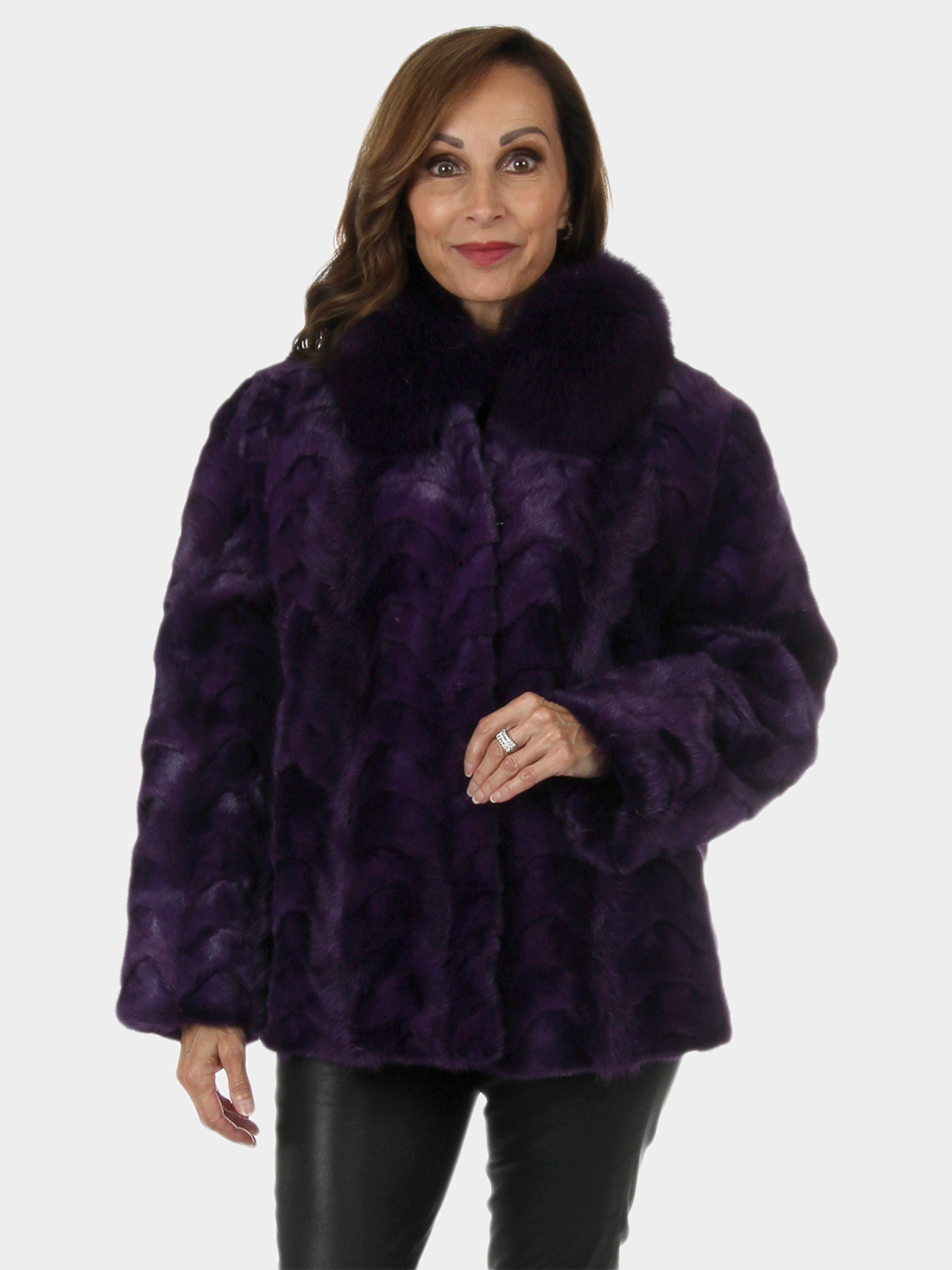 Hooded Mid-length Genuine Fox Real Fur Coat Women Winter Thicken Sewed  Luxury Outertwear Natural Fox Fur Jacket Female 2022 - Real Fur - AliExpress