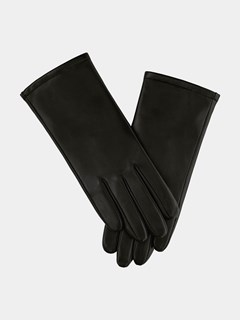 Women's Brown Leather Gloves 