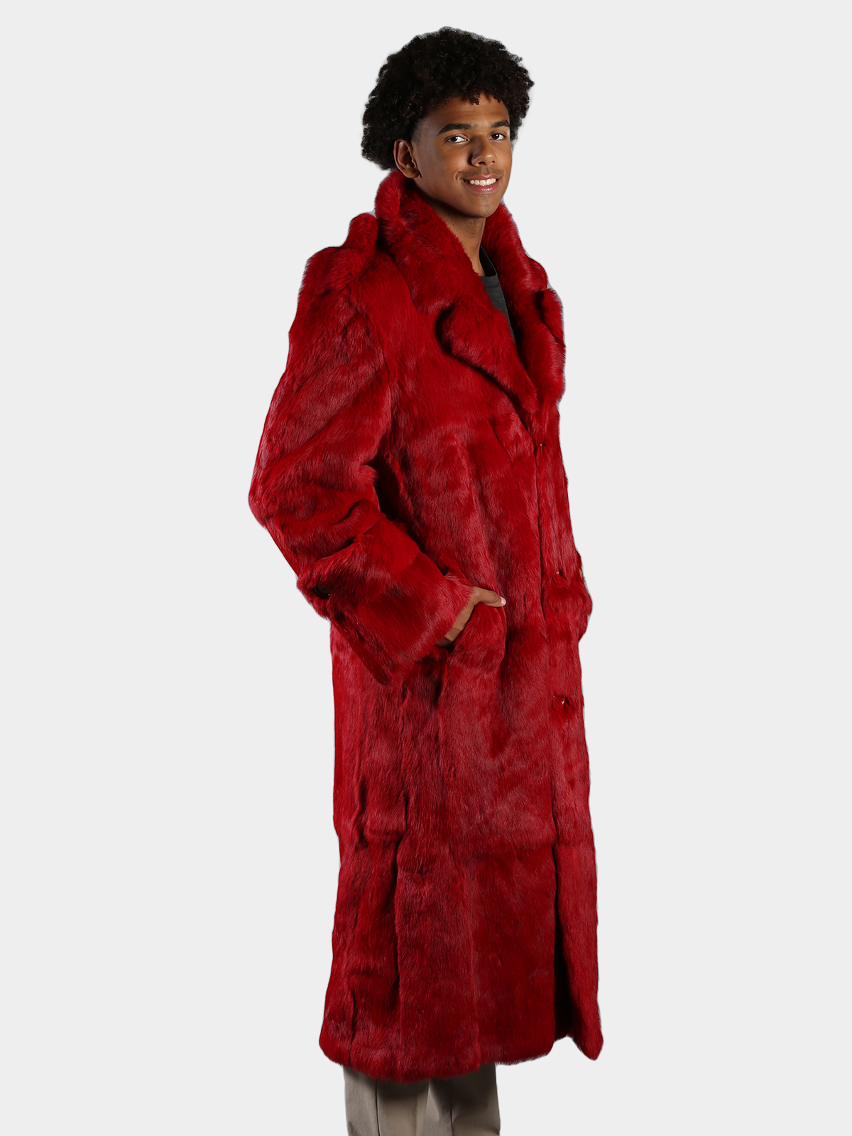 Faux fur trench 2024 coats