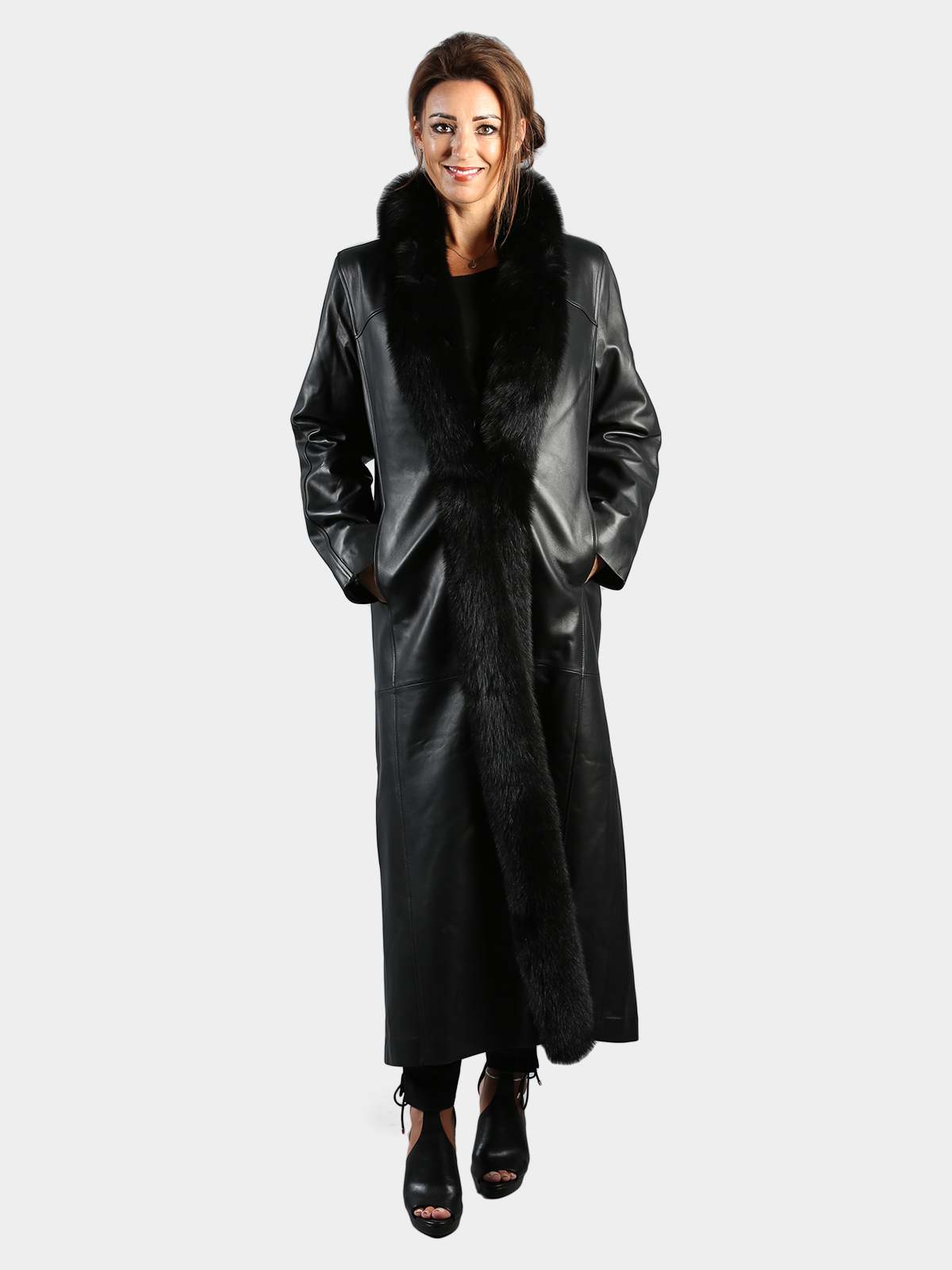 Leather coat clearance in rain